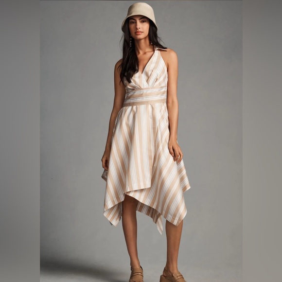 Dresses & Skirts - Anthropologie Maeve Asymmetrical Wrap Skirt Dress